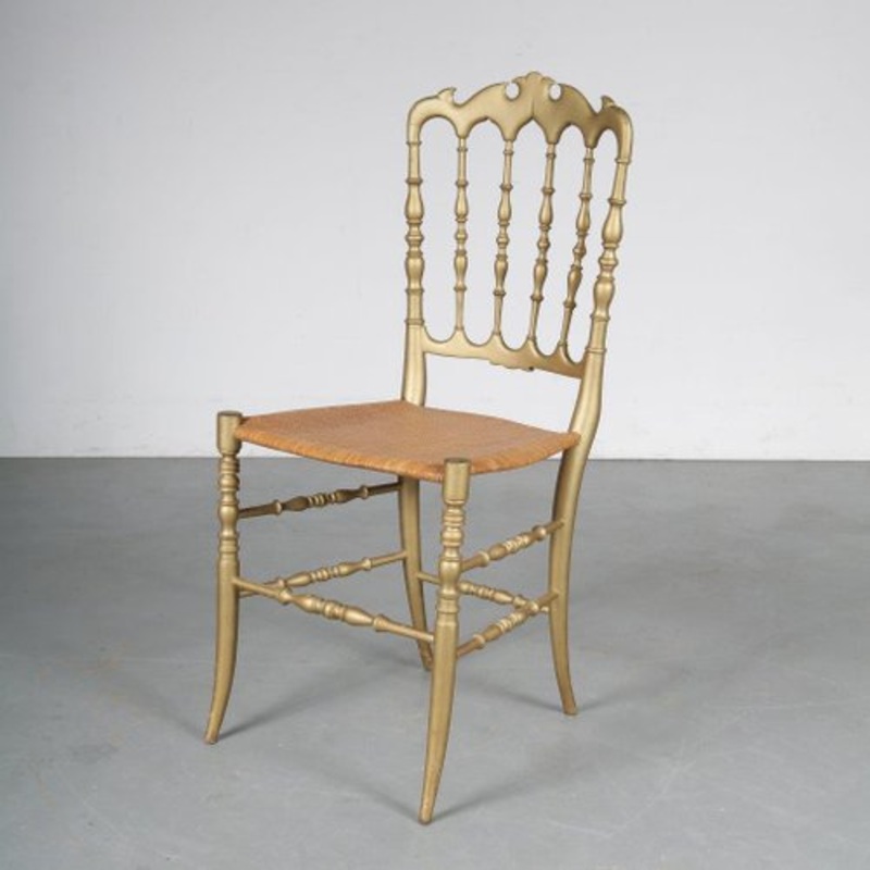 Italian Side Chair from Chiavari, 1970s for sale at Pamono