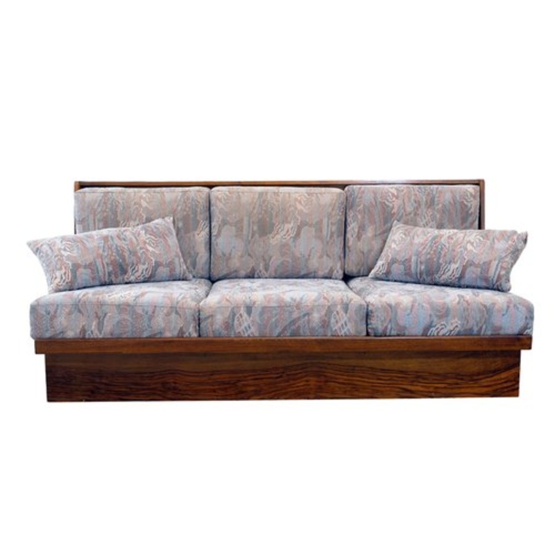 Mid-Century Czechoslovakian Folding Sofa in Walnut, 1950s for sale at Pamono
