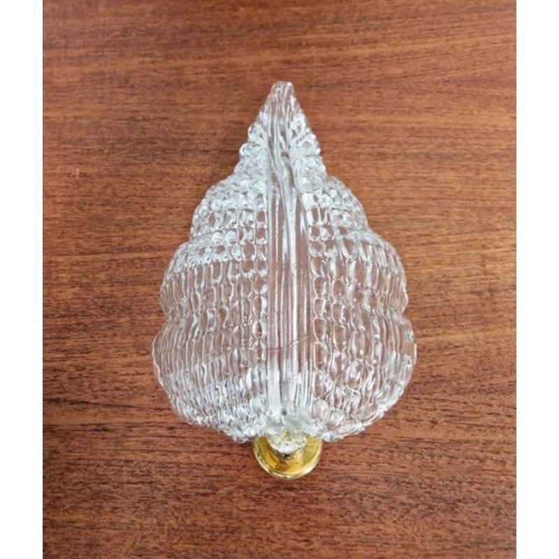 Murano Glass Wall Lamp from Barovier & Toso, 1950s for sale at Pamono