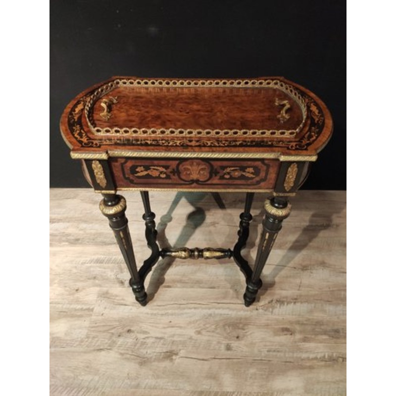 Napoleon III Planter with Marquetry for sale at Pamono