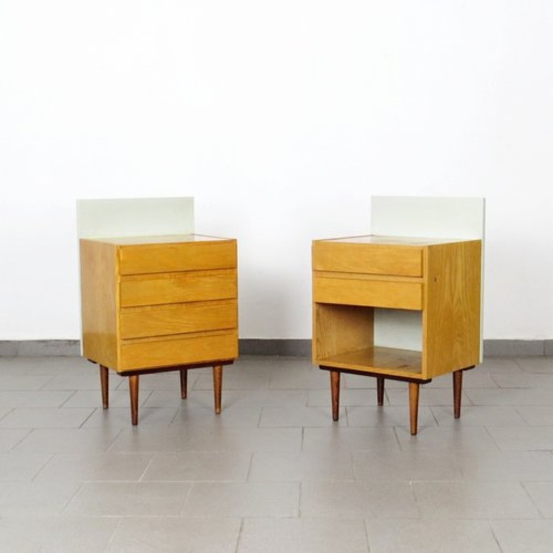 Nightstands from Up Zvody, 1960s, Set of 2 for sale at Pamono