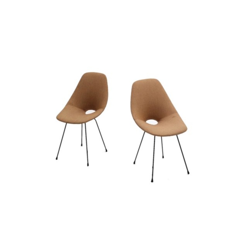 Set of Medea Dining Chairs by Vittorio Nobili for Fratelli Tagliabue, 1950s for sale at Pamono