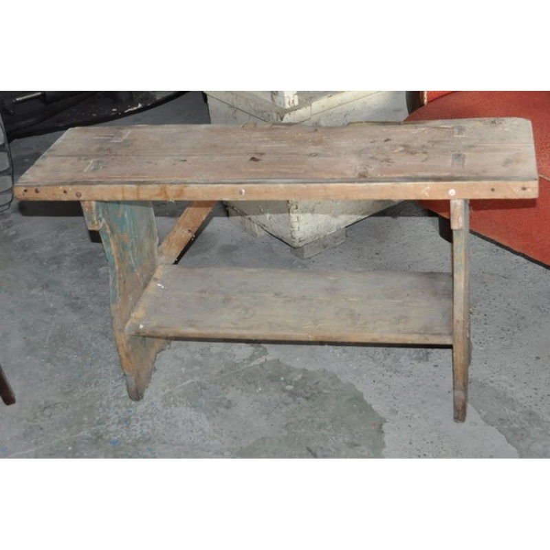 Small Antique Country Seat Bench for sale at Pamono
