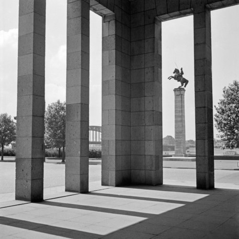 Uhlan Memorial Court of Honour at Rhine Duesseldorf, Germany 1937 for sale at Pamono