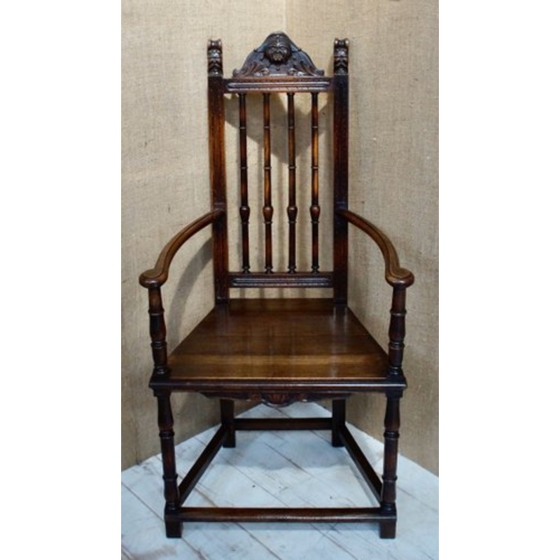 Victorian Spindle Back Armchair for sale at Pamono