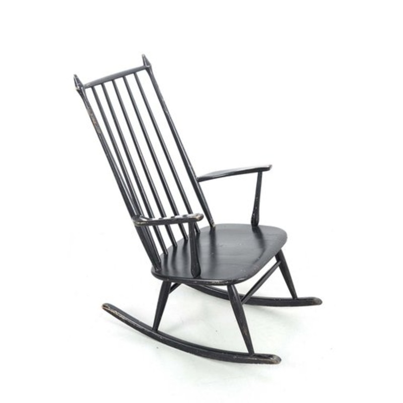 Vintage Scandinavian Rocking Chair for sale at Pamono