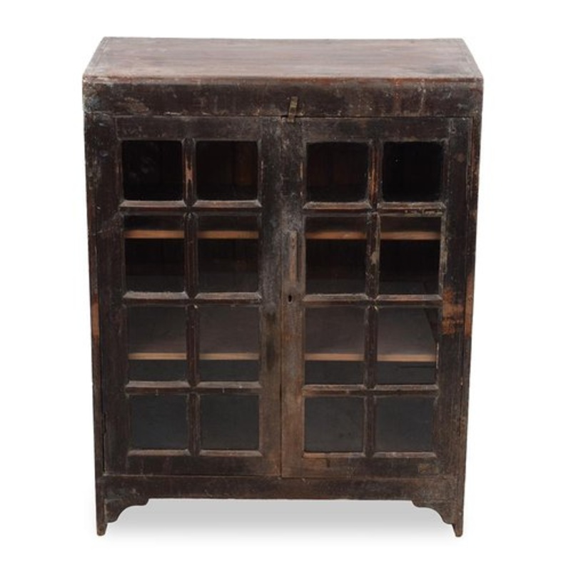20th Century Vacuum Cabinet in Dark Wood for sale at Pamono
