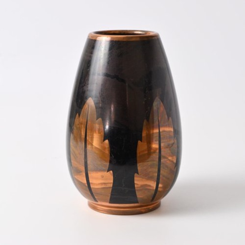 Art Deco Copper Vase by Jacques Douau, 1930s for sale at Pamono