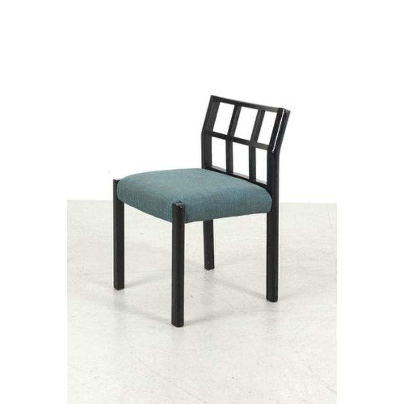 Black Wooden Dining Chair for sale at Pamono