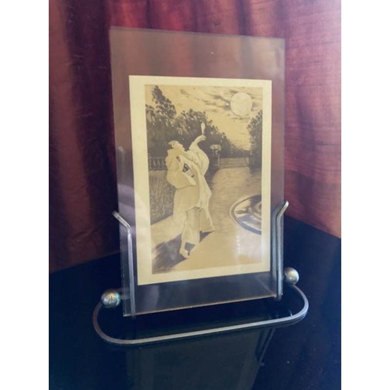 French Art Deco Picture Frame in Chrome, 1920s for sale at Pamono