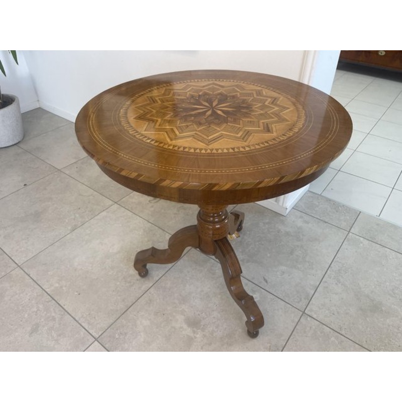 Late Biedermeier Game Table for sale at Pamono
