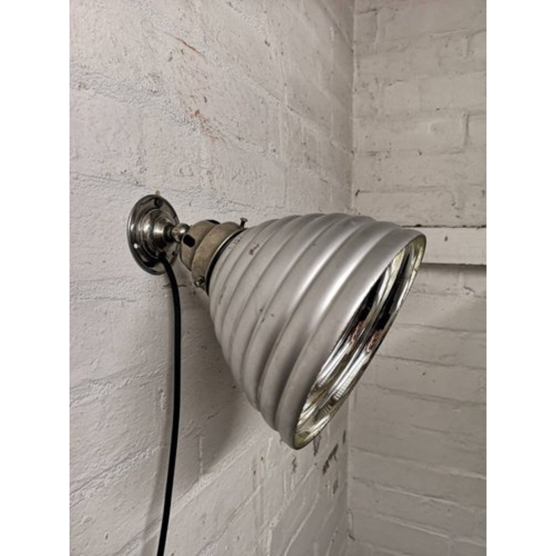 Mercury Glass Wall Light by Adolf Meyer for Zeiss Ikon, Germany, 1930s for sale at Pamono