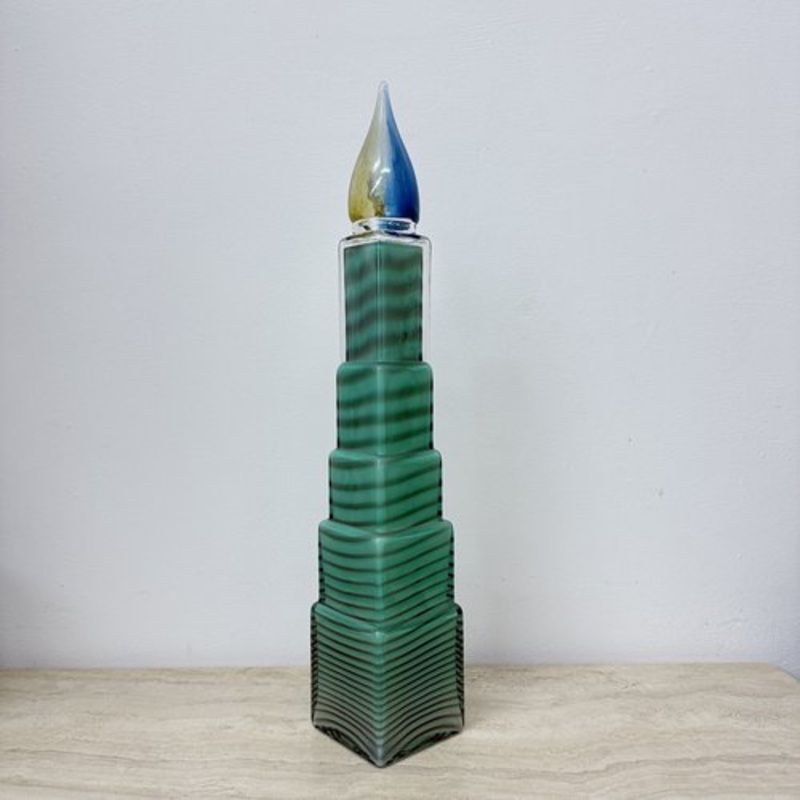Metropolis Vase by Bertil Vallien for Kosta Boda, 1990s for sale at Pamono