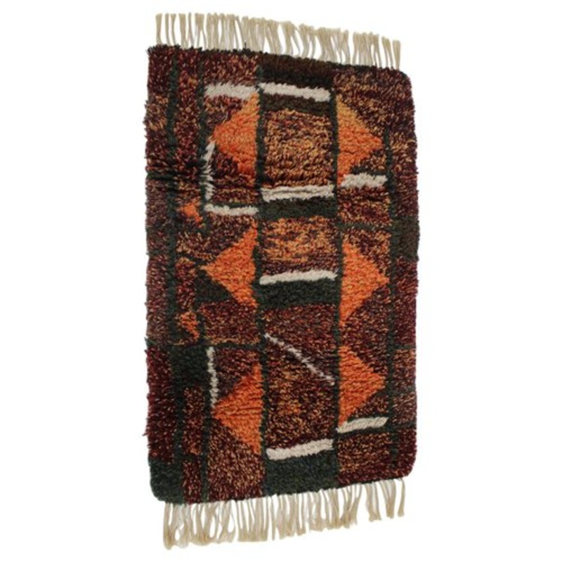 Mid-Century Danish Wool Rug, 1970s for sale at Pamono