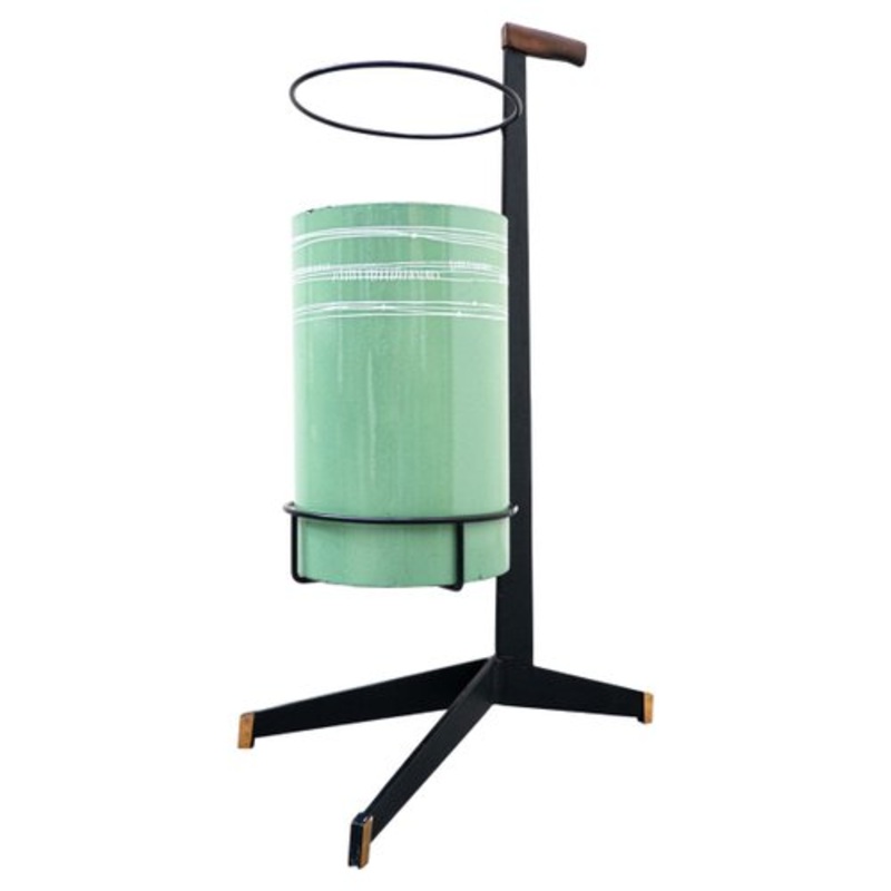 Mid-Century Modern Italian Metal Umbrella Stand by Siva Poggibonsi, 1950s for sale at Pamono