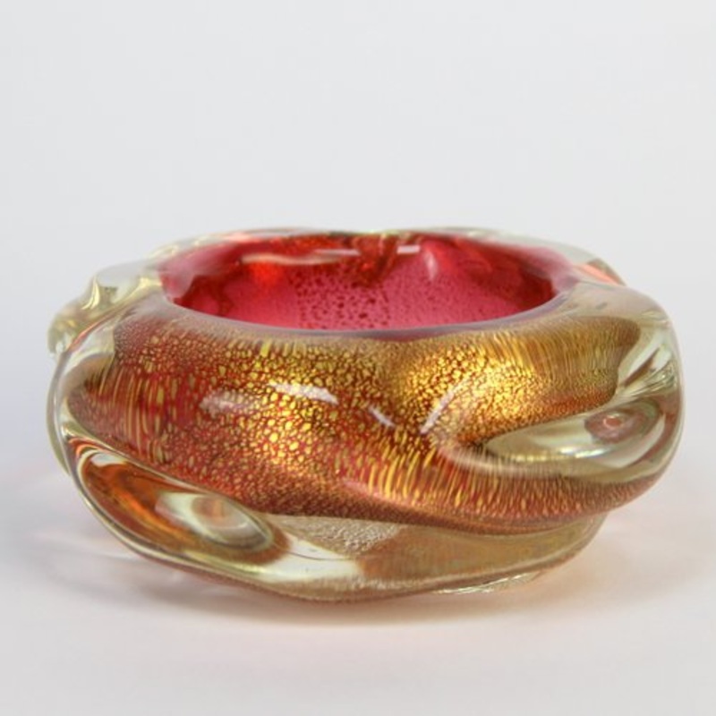 Murano Glass Bowl from Barovier & Toso, 1940s for sale at Pamono