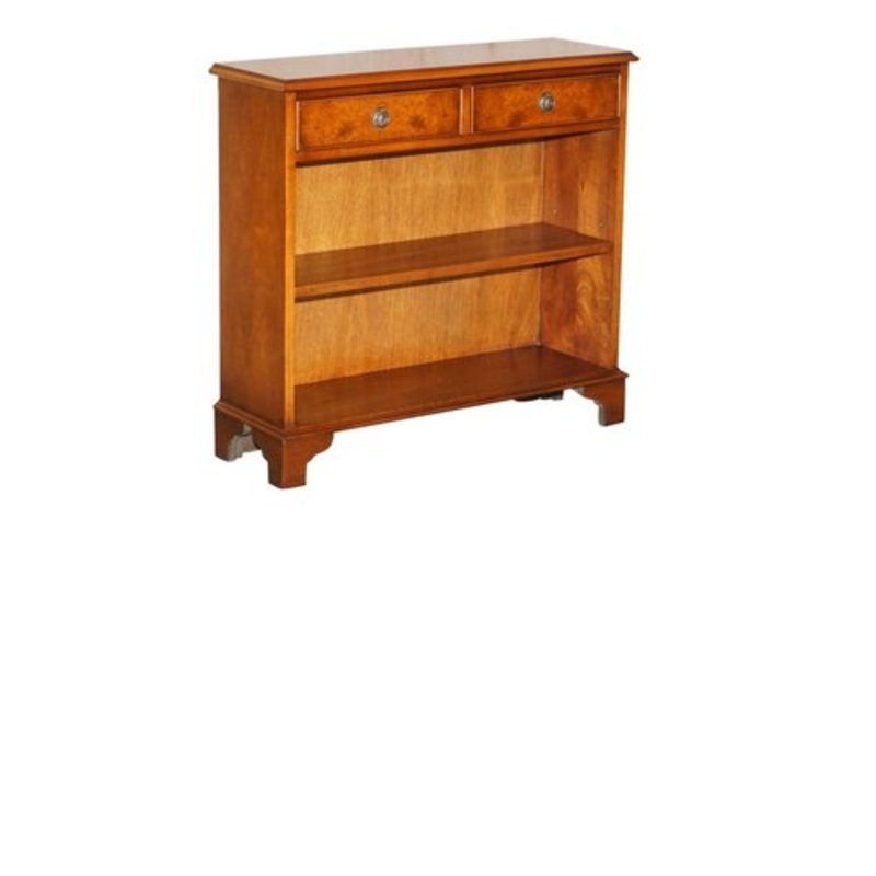 Open Bookcase in Burr Walnut by Jan Smith for sale at Pamono