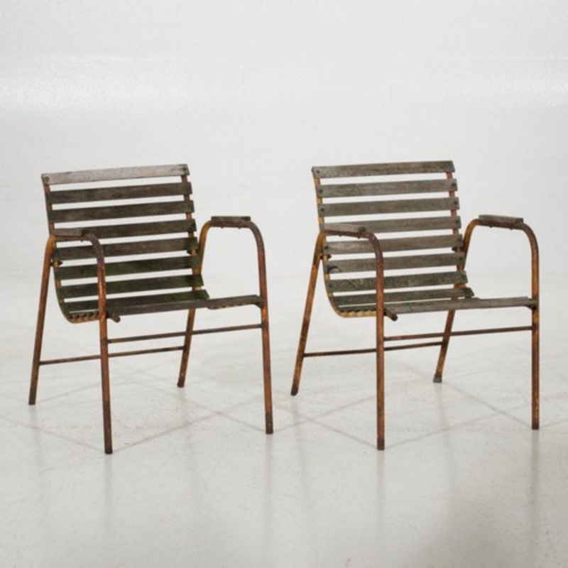 Set of Swedish Garden Chairs, 1900 for sale at Pamono