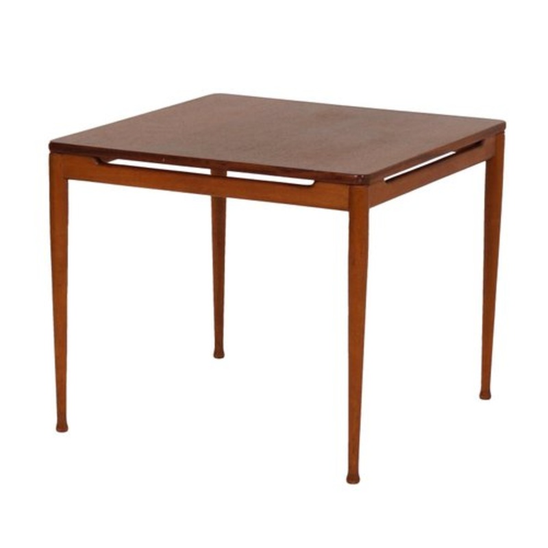 Teak Table Model 537 by Hartmut Lohmeyer for Wilkhahn, 1960s for sale at Pamono