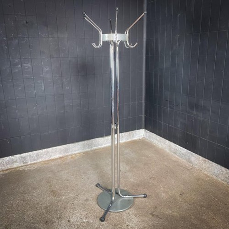 Vintage Chrome Coat Rack from Tubax, 1950s for sale at Pamono