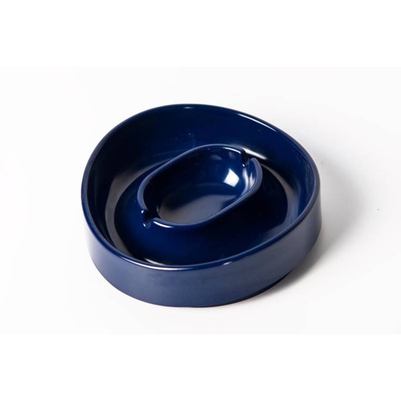 Vintage Italian Blue Ashtray by Gianfranco Frattini for Progetti for sale at Pamono