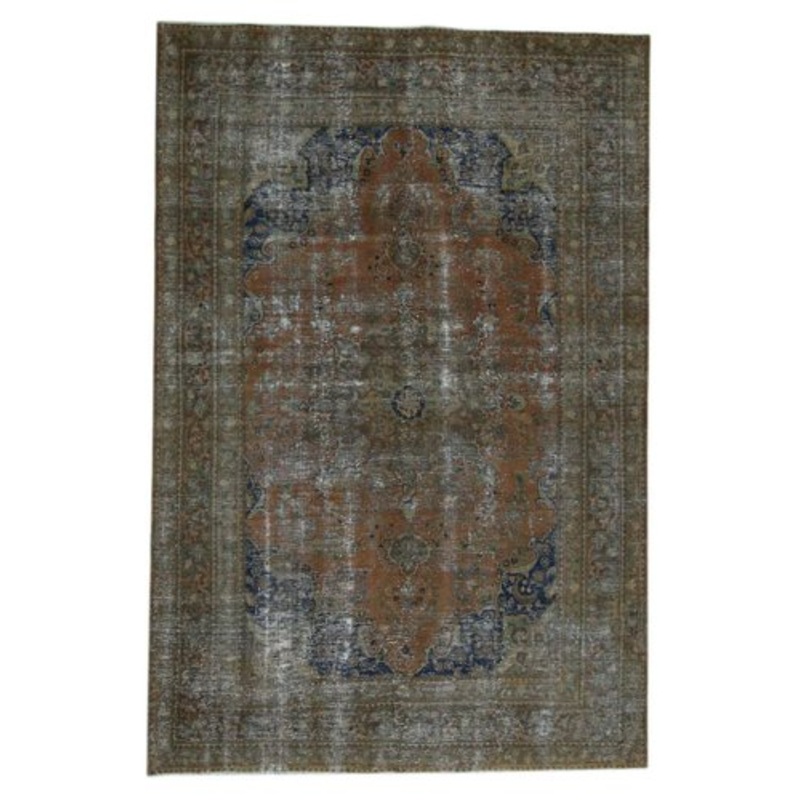Vintage Middle Eastern Hand-Knotted Rug for sale at Pamono-SZS-2143247