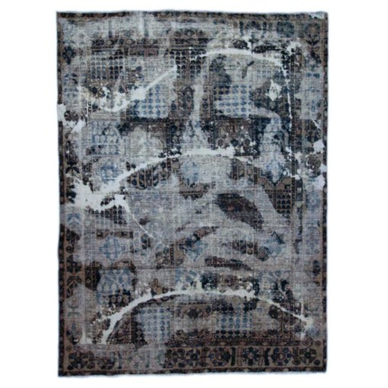 Vintage Middle Eastern Hand-Knotted Rug for sale at Pamono-SZS-2143288