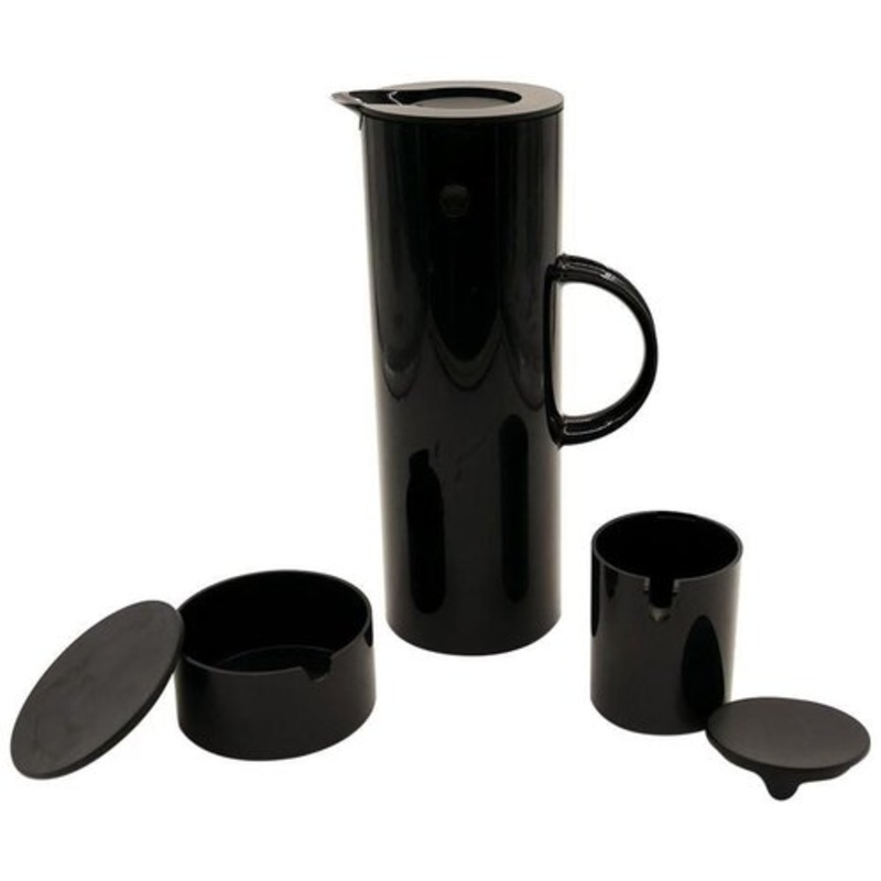 Vintage Plastic Coffee Set by Erik Magnussen for Stelton, Denmark, Set of 3 for sale at Pamono