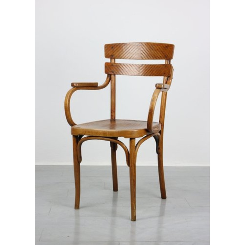 Antique Bentwood Armchair by Michael Thonet for sale at Pamono