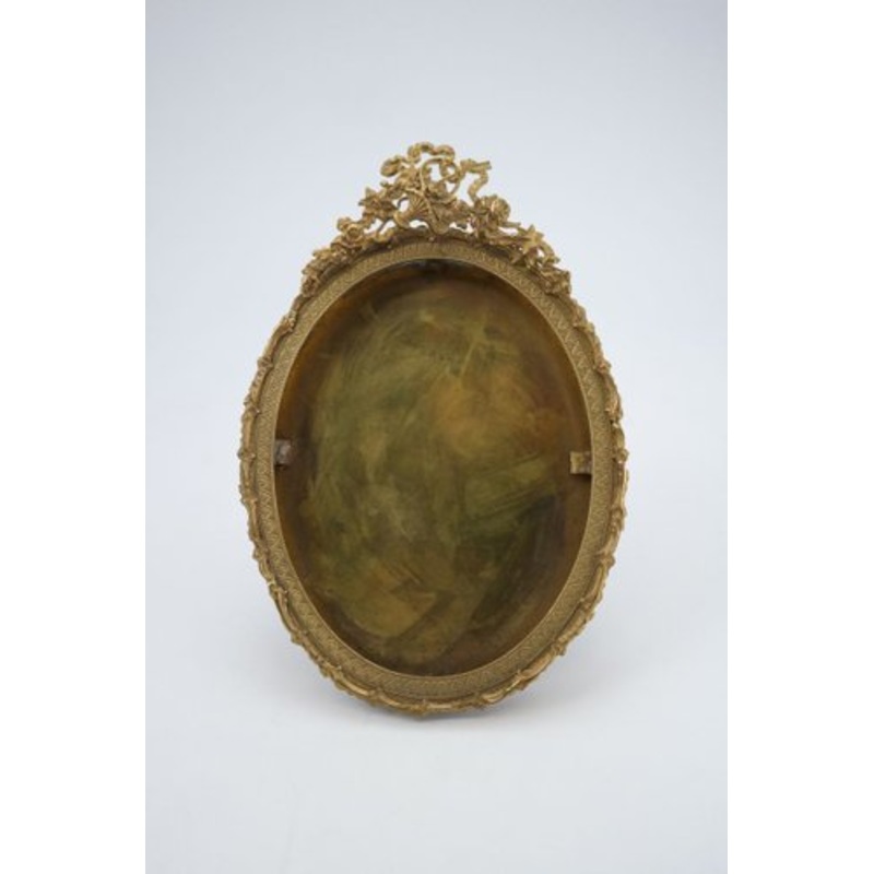 Antique Gilded Brass Photo Frame for sale at Pamono