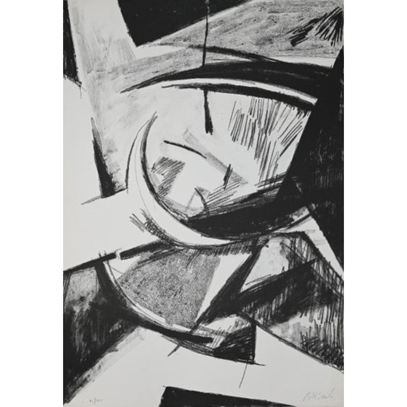 Armando Pizzinato, The Route, Lithograph, 1970s for sale at Pamono