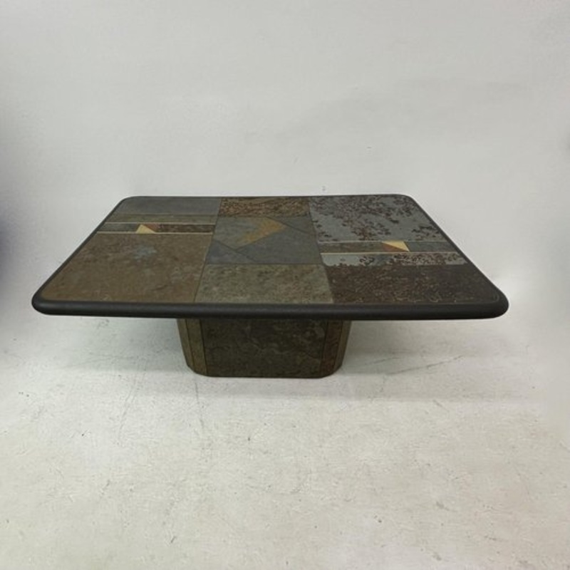 Brutalist Coffee Table in Natural Stone, 1970s for sale at Pamono