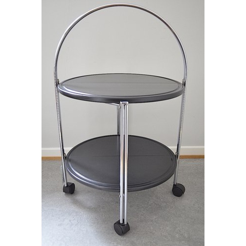 Foldable Serving Cart from Bremshey, 1970s for sale at Pamono