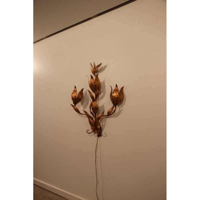 Gilt Metal Sconce by Hans Kgl, 1960s for sale at Pamono