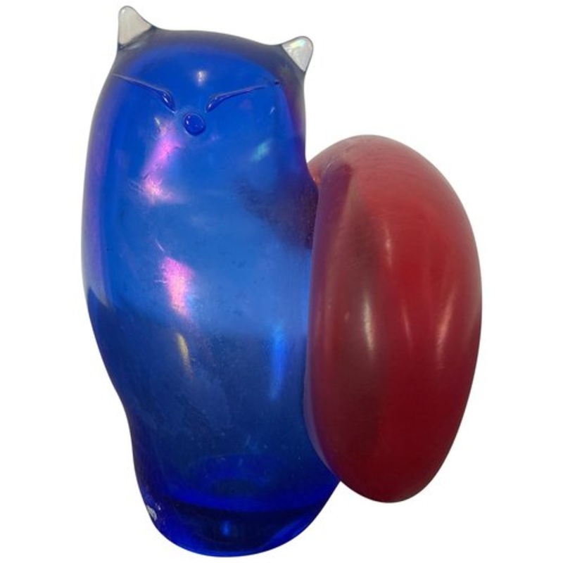 Glass Cat by Moretti for sale at Pamono