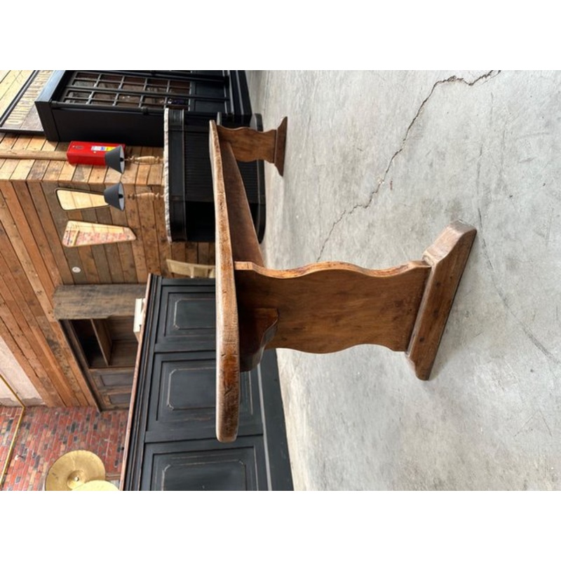 Large Elm Farmhouse Bench, 1920s-1940s for sale at Pamono