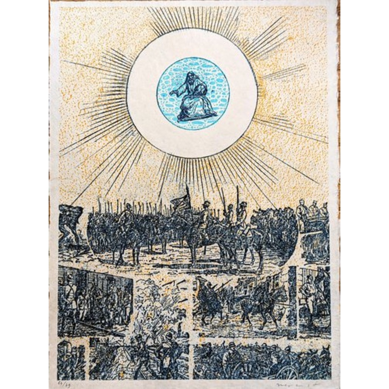 Max Ernst, La Ballade du Soldat, Colour Lithograph, 1972 for sale at Pamono