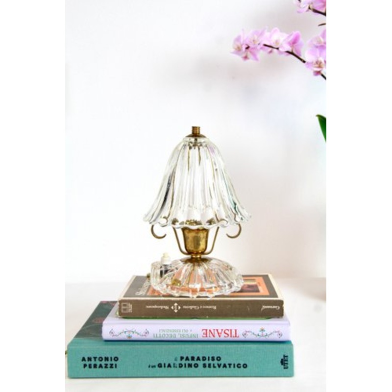 Mid-Century Campanellino Murano Table Lamp, Italy, 1940s for sale at Pamono