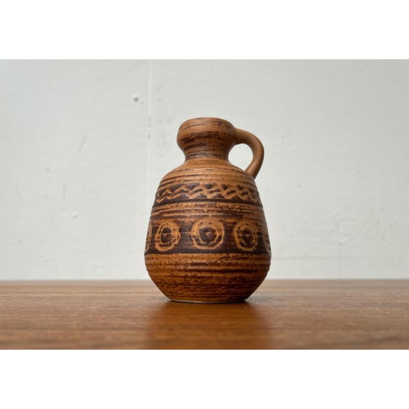 Mid-Century Eastern German GDR Pottery Vase from Strehla Keramik, 1960s for sale at Pamono
