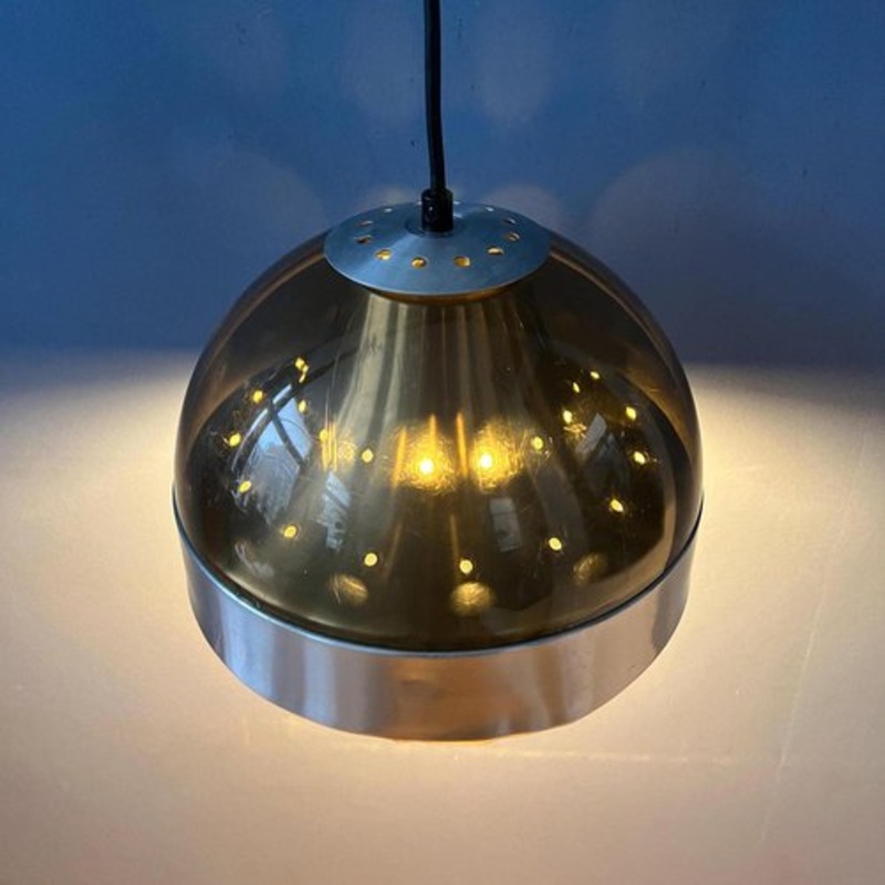 Mid-Century Space Age Acrylic Glass Pendant Lamp from Dijkstra for sale at Pamono