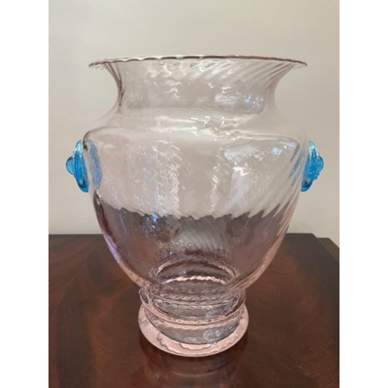 Murano Glass Vase, Italy, 1980s for sale at Pamono