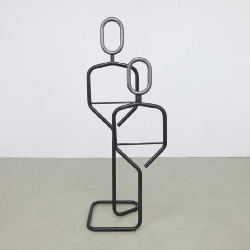 Postmodern Dressboy in Metal, 1980s for sale at Pamono