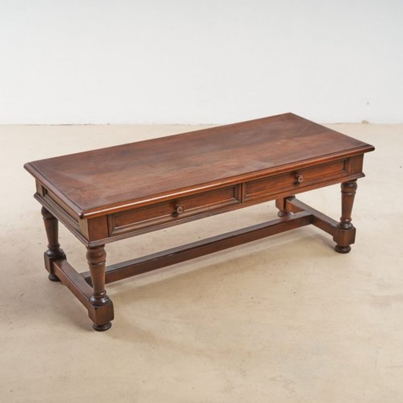 Small Brown Wooden Table for sale at Pamono