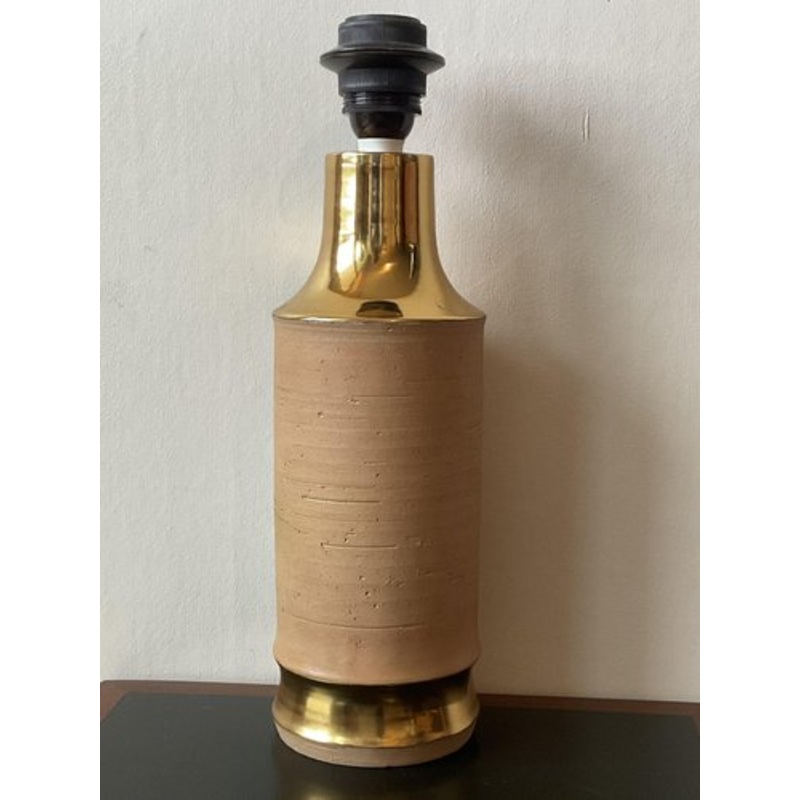 Swedish Ceramic Table Lamp by Bitossi for Bergboms, 1960s for sale at Pamono