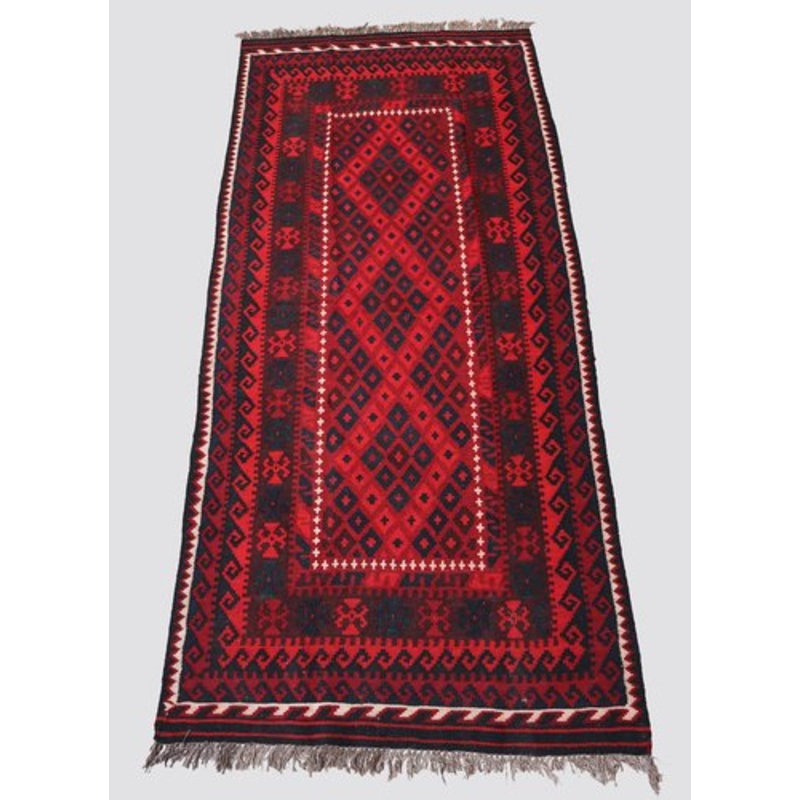 Vintage Handwoven Afghan Kilim Rug, 1980s for sale at Pamono
