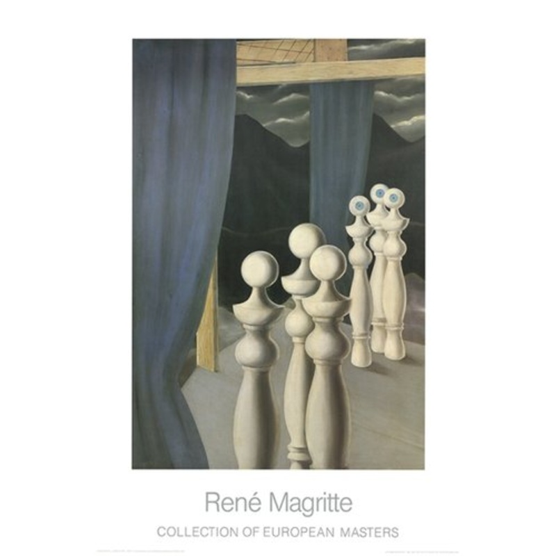 After Magritte, The Meeting, Print for sale at Pamono