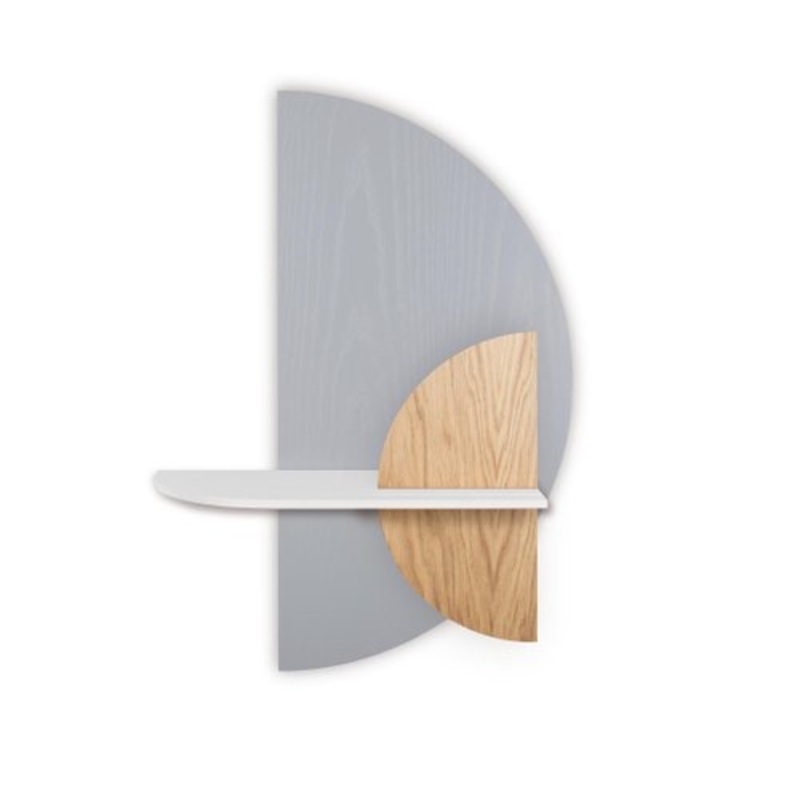 Alba M Semi Circle Wall Shelf by Daniel Garca Snchez for Woodendot for sale at Pamono