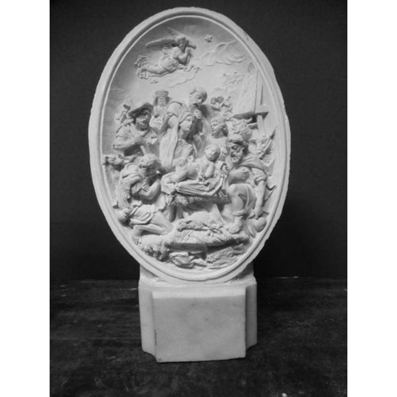 Antique Plaster The Nativity Moulding Sculpture for sale at Pamono