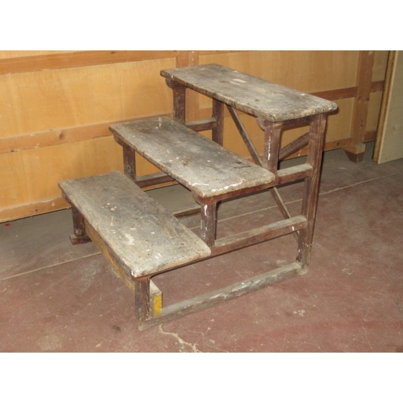 Antique Wooden Staircase Scale, 1890s for sale at Pamono