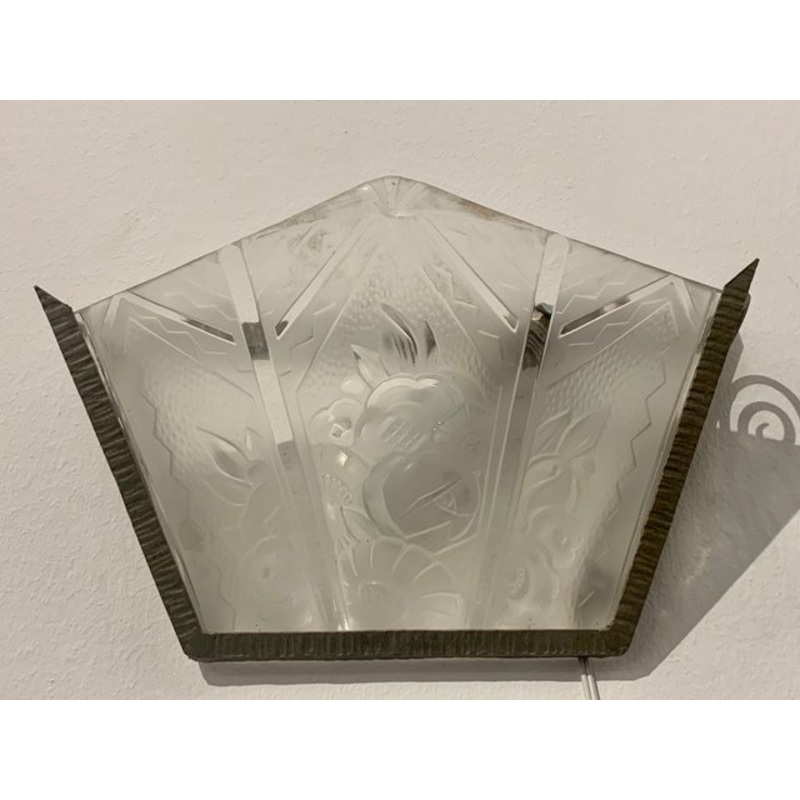 Art Deco French Sconce, 1920s for sale at Pamono